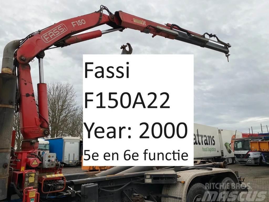 Fassi F150A22 5e + 6e functie F150A22 Rakodó daruk