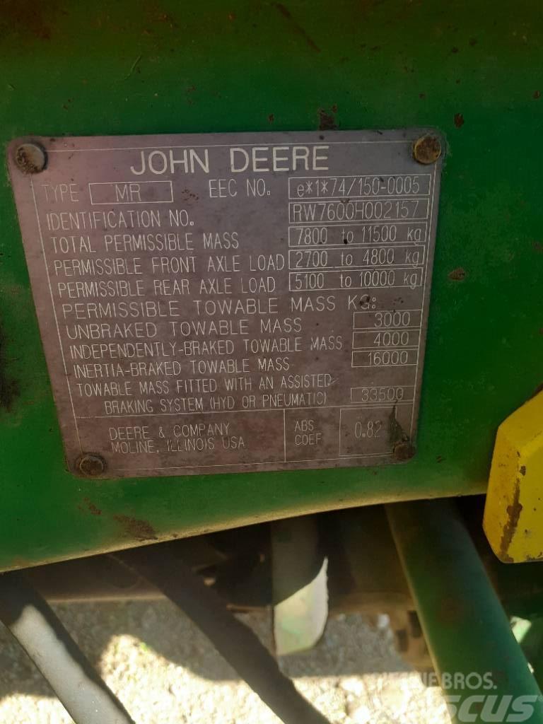 John Deere 7600 Traktorok