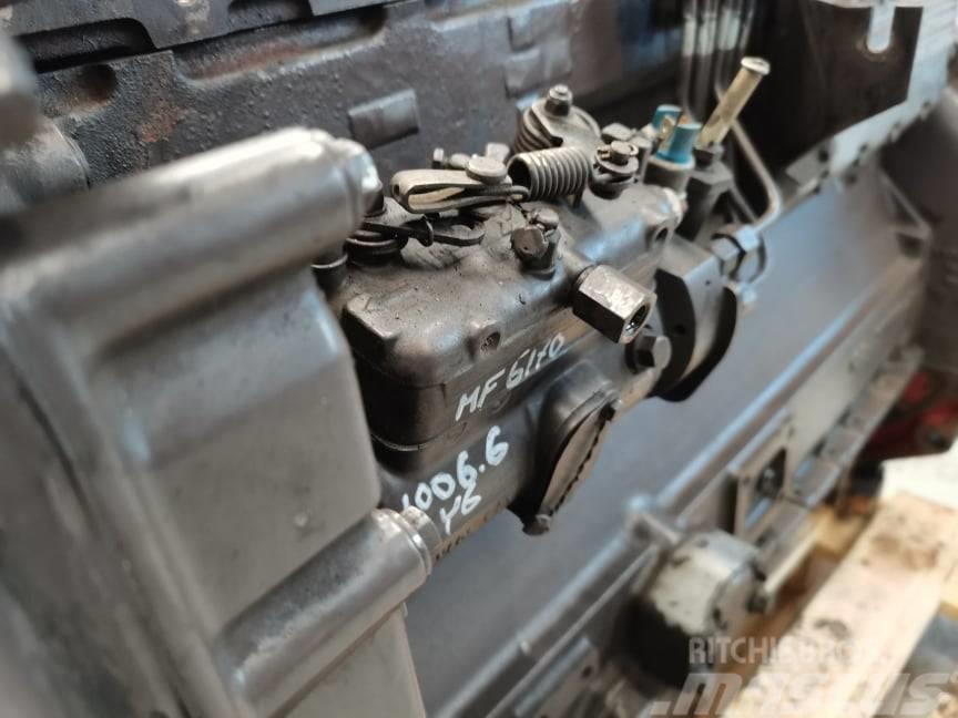 Massey Ferguson 6170 {injection pump Lucas  silnika Perkins 1006. Motorok
