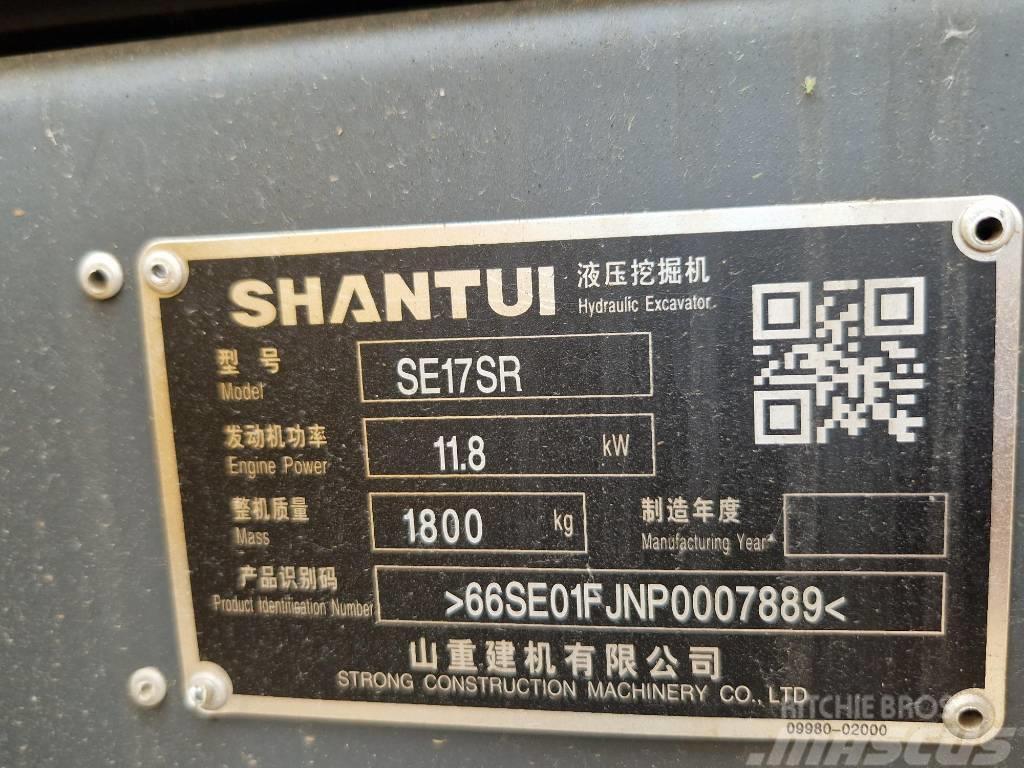 Shantui SE17SR Mini kotrók < 7t