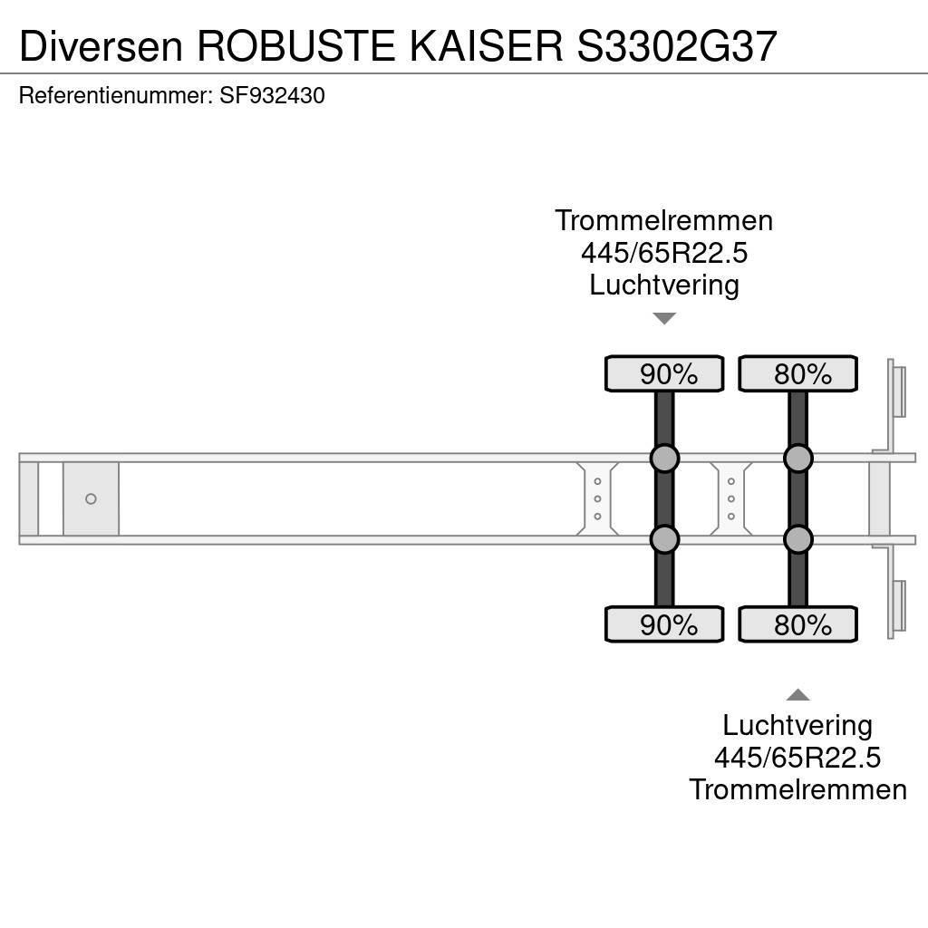 Robuste Kaiser S3302G37 Billenő félpótkocsik