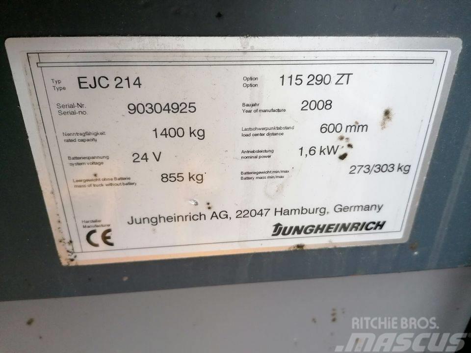 Jungheinrich EJC 214 Gyalogkíséretű targonca