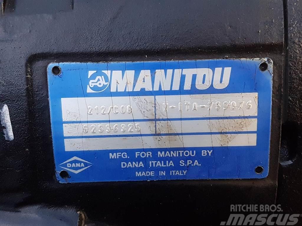 Manitou -Spicer Dana 212/C08-52536325-Axle/Achse/As Tengelyek