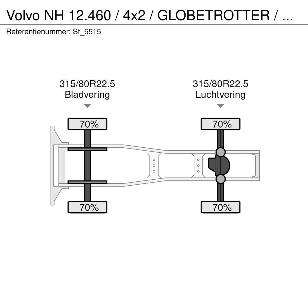 Volvo NH 12.460 / 4x2 / GLOBETROTTER / MANUAL GEARBOX Nyergesvontatók