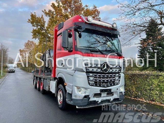 Mercedes-Benz Actros 3263 8x4 Jonsered Holztransporter/Retarder/ Rönkszállító teherautók