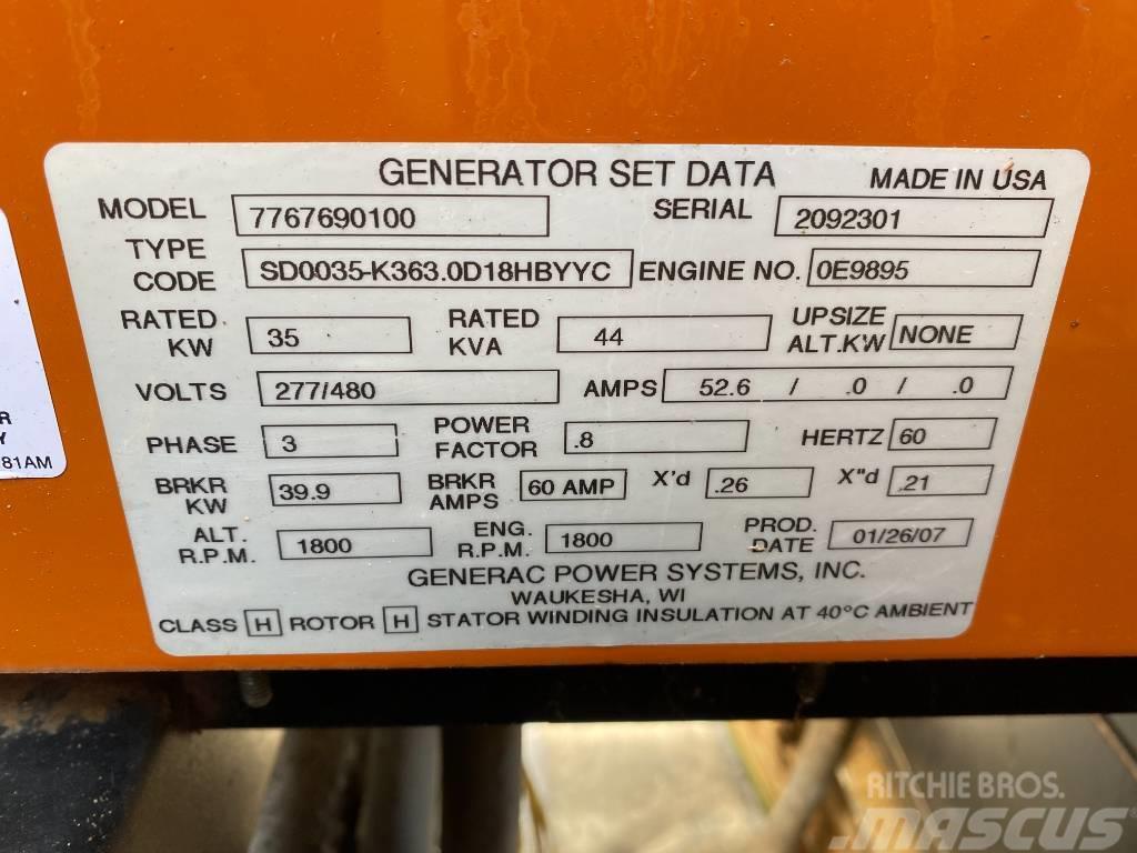 Generac 35 KW Dízel áramfejlesztők