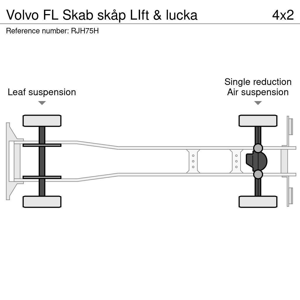 Volvo FL Skab skåp LIft & lucka Dobozos teherautók