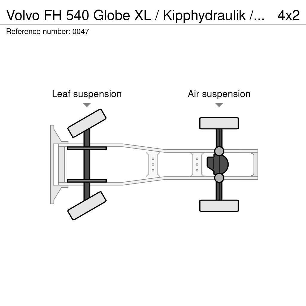 Volvo FH 540 Globe XL / Kipphydraulik / Euro 6 Nyergesvontatók