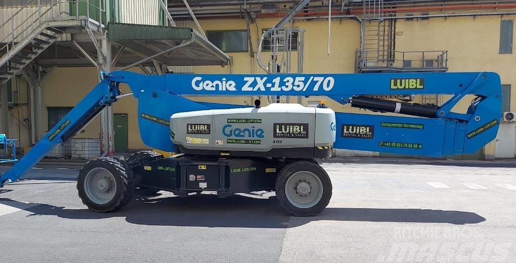 Genie ZX 135/70, 43m articulating boom lift, cherry pick Karos emelők