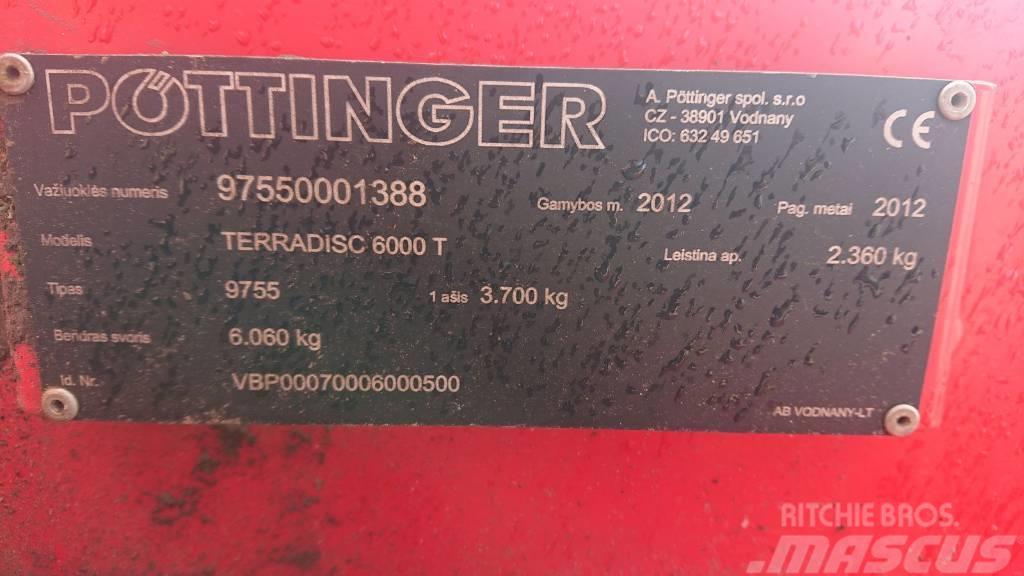 Pöttinger TerraDisc 6000 T Tárcsás boronák