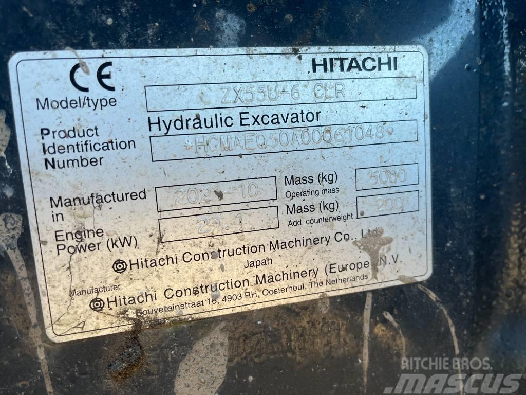 Hitachi ZX 55 Mini kotrók < 7t