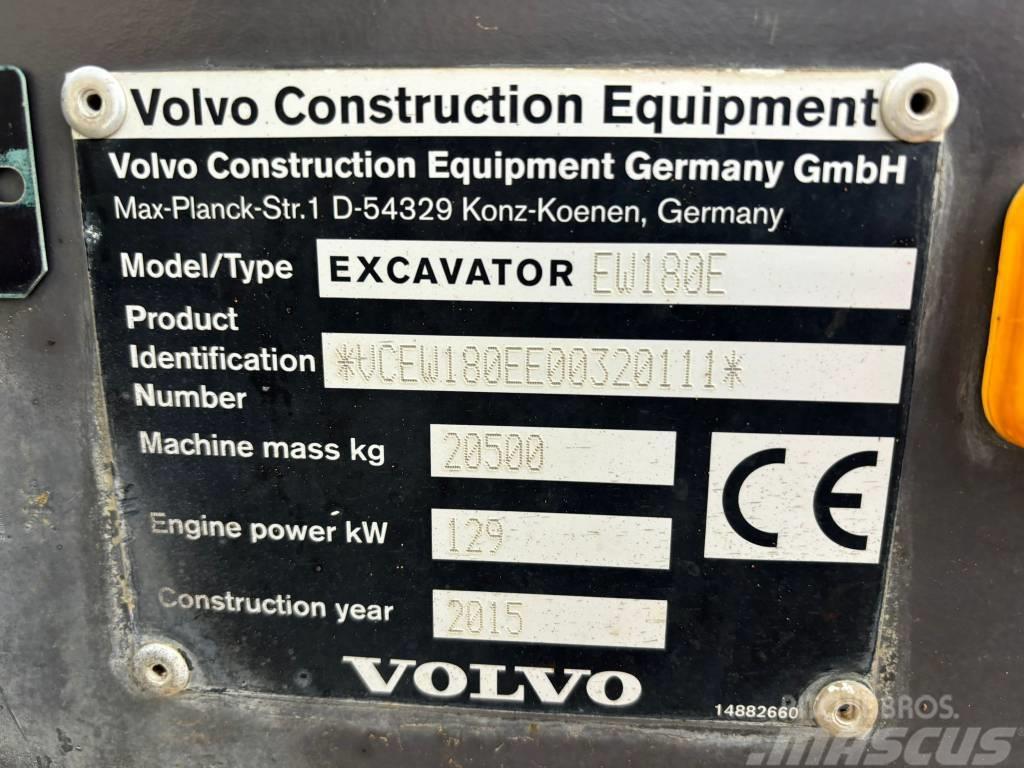 Volvo EW180E Gumikerekes kotrók