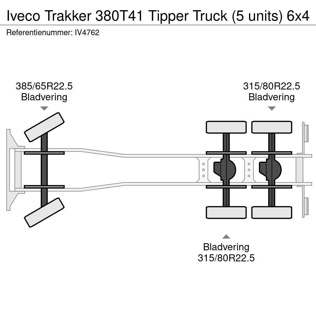Iveco Trakker 380T41 Tipper Truck (5 units) Billenő teherautók