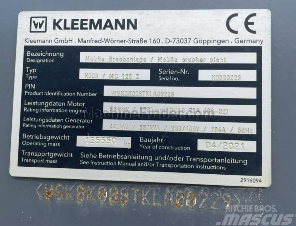 Kleemann MC125Z Mobil törőgépek