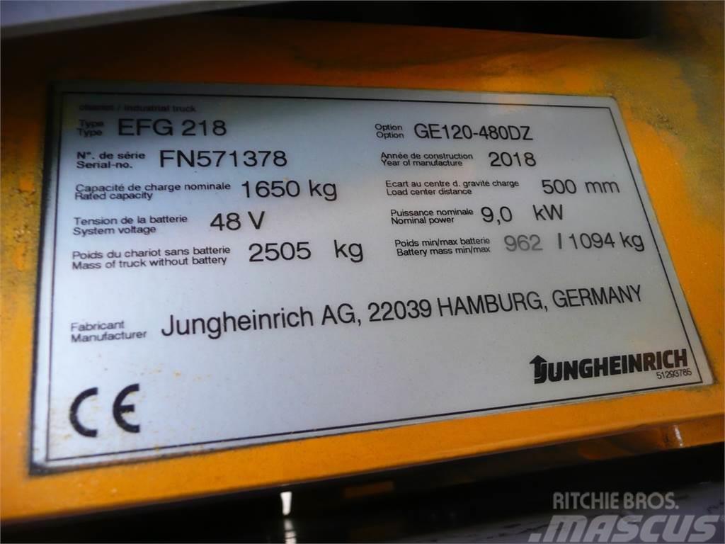 Jungheinrich EFG 218 480 DZ Elektromos targoncák