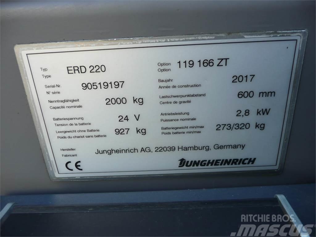 Jungheinrich ERD 220 166 ZT Elektromos gyalogkíséretű targoncák