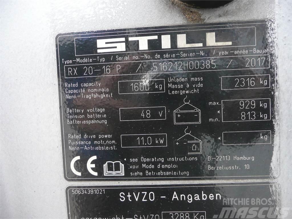 Still RX20-16P Elektromos targoncák