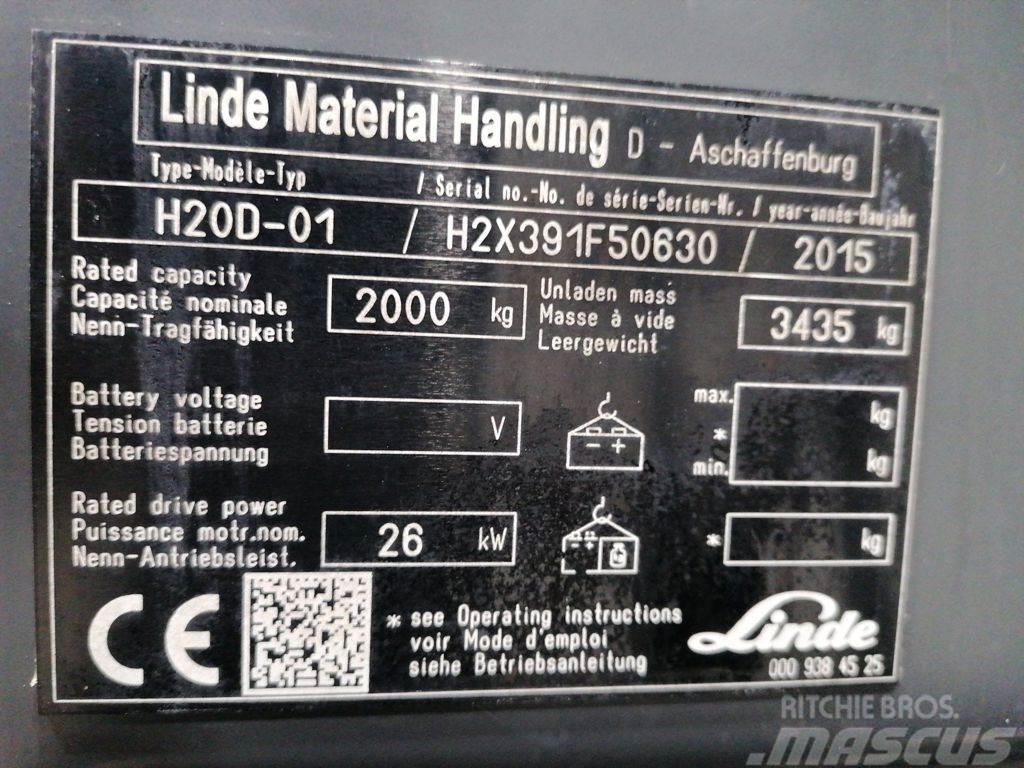 Linde H20D-01 Dízel targoncák