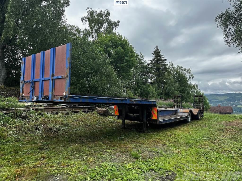 Närko 2 axle Well trailer w/ hydraulic driving bridges. Egyéb pótkocsik