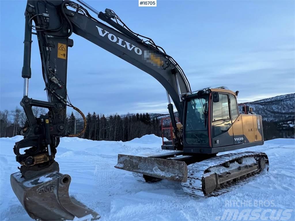 Volvo EC160EL crawler excavator w/ rototilt and grader b Lánctalpas kotrók