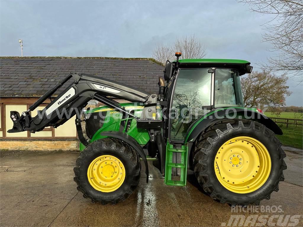 John Deere 6100MC Tractor c/w 2019 Quicke Q4M Loader Traktorok