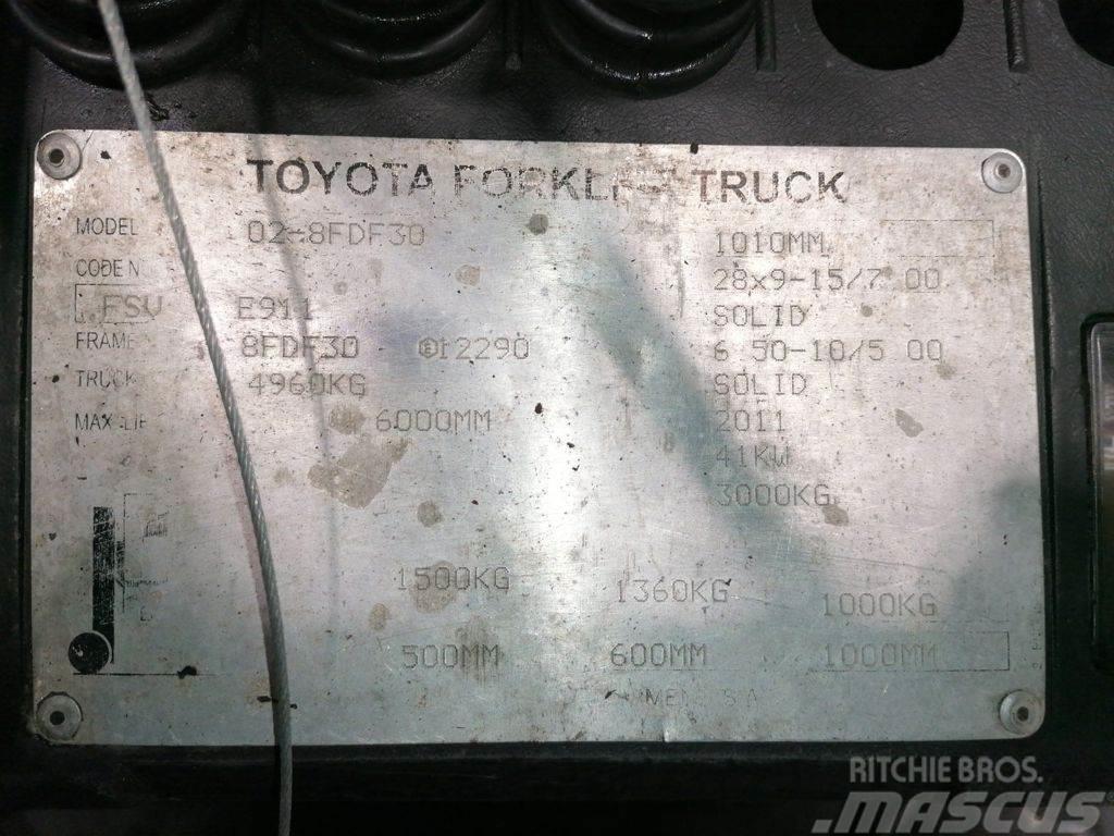 Toyota 02-8FDF30 Dízel targoncák