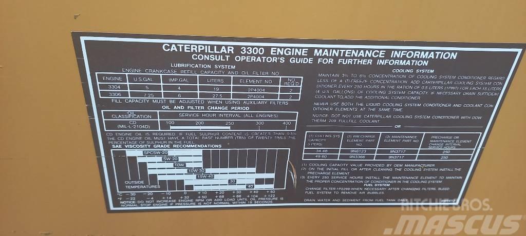 CAT 3306 Dízel áramfejlesztők