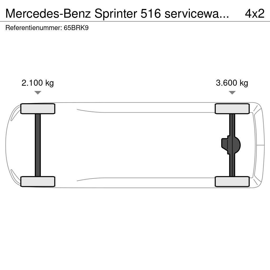 Mercedes-Benz Sprinter 516 servicewagen krachtstroom kraan Egyéb