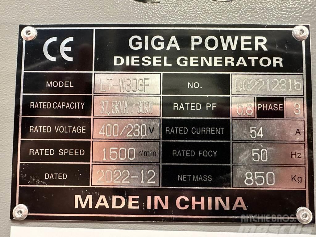  Giga power 37.5 KVA Silent generator set - LT-W30G Other Generators