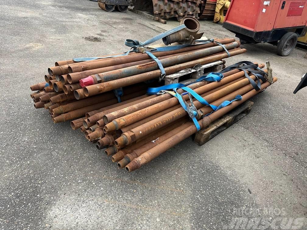  drilling pipe 75mm 3m long Fúrók