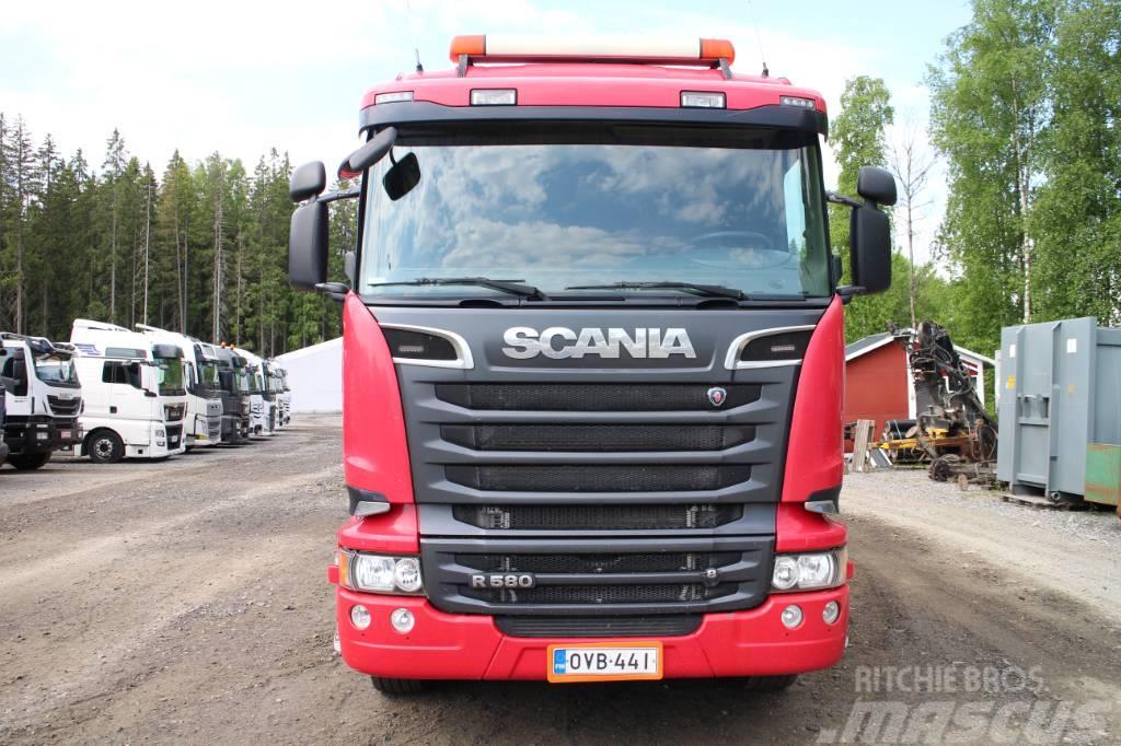 Scania R 580 ja 4-aks PV Billenő teherautók