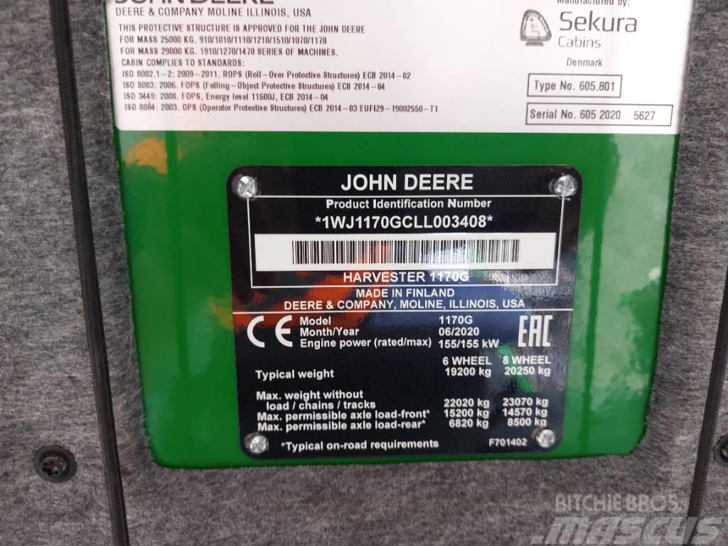 John Deere 1170G Betakarítók