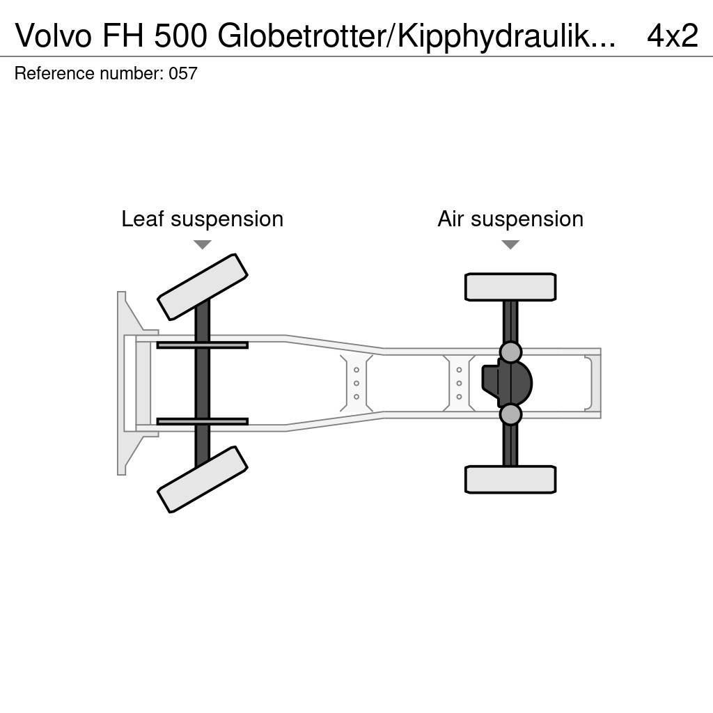 Volvo FH 500 Globetrotter/Kipphydraulik/Euro 6 Nyergesvontatók