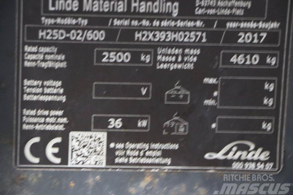 Linde H25D-02/600 Dízel targoncák