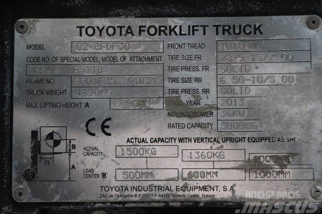 Toyota 02-8FDF30 Dízel targoncák