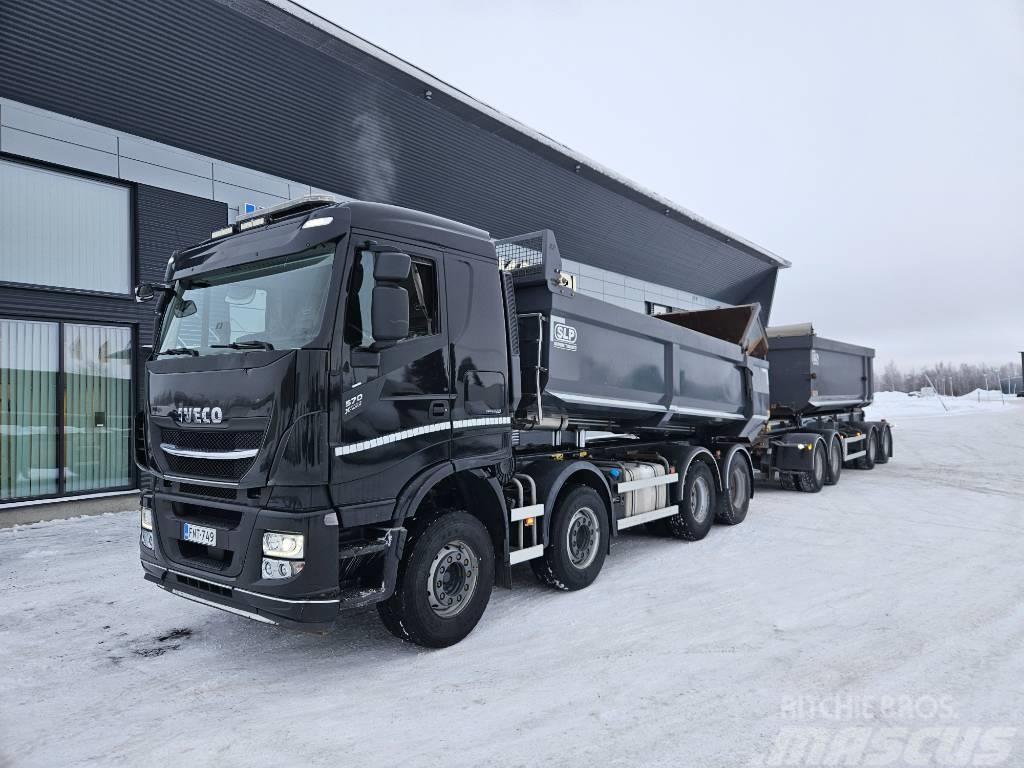 Iveco X-Way 8X4 +SLP 2+2 Billenő teherautók