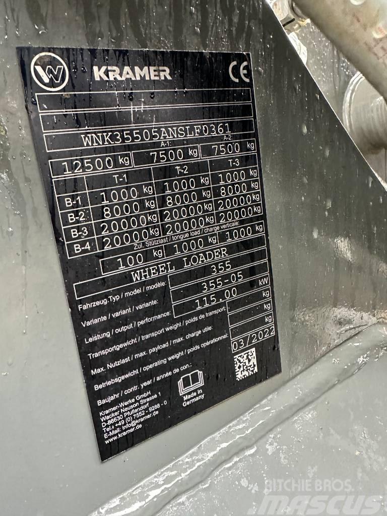 Kramer Radlader 8180 Stufe V Gumikerekes homlokrakodók