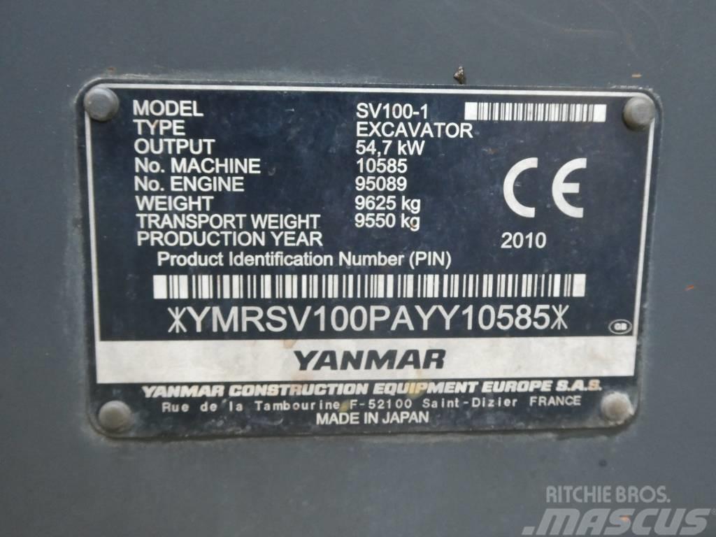 Yanmar SV 100-1 Közepes (midi) kotrók 7 t - 12 t