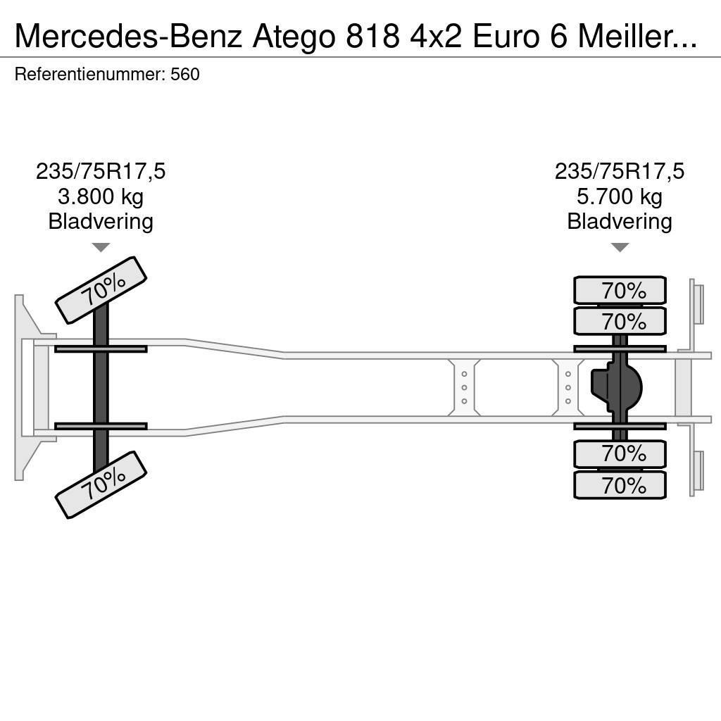 Mercedes-Benz Atego 818 4x2 Euro 6 Meiller 3 Seitenkipper 2 Piec Billenő teherautók