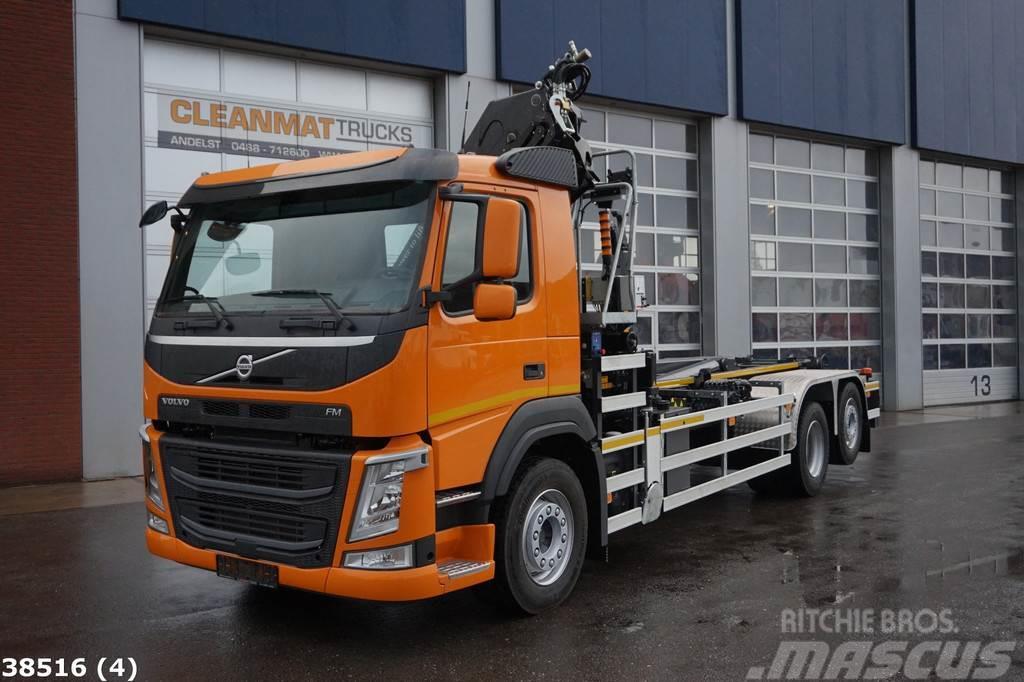Volvo FM 410 HMF 21 ton/meter laadkraan Horgos rakodó teherautók