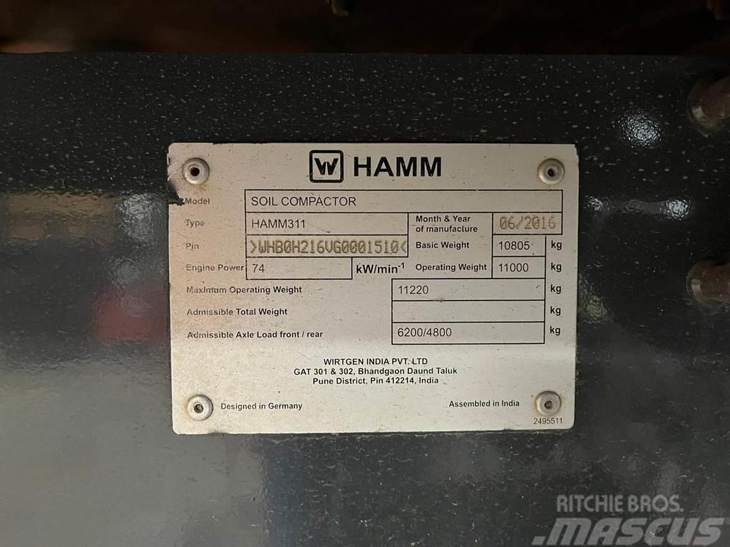 Hamm 311 Soil Compactor - No CE / Solely for export out Egydobos hengerek