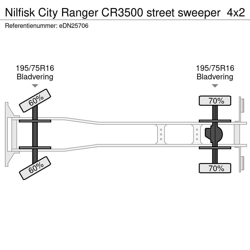 Nilfisk City Ranger CR3500 street sweeper Vákuum teherautok