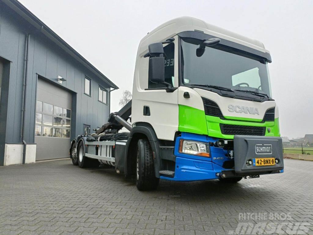Scania P410 2019 - 6X2 LIFTAS GESTUURD - VDL 21T - VOLLED Horgos rakodó teherautók