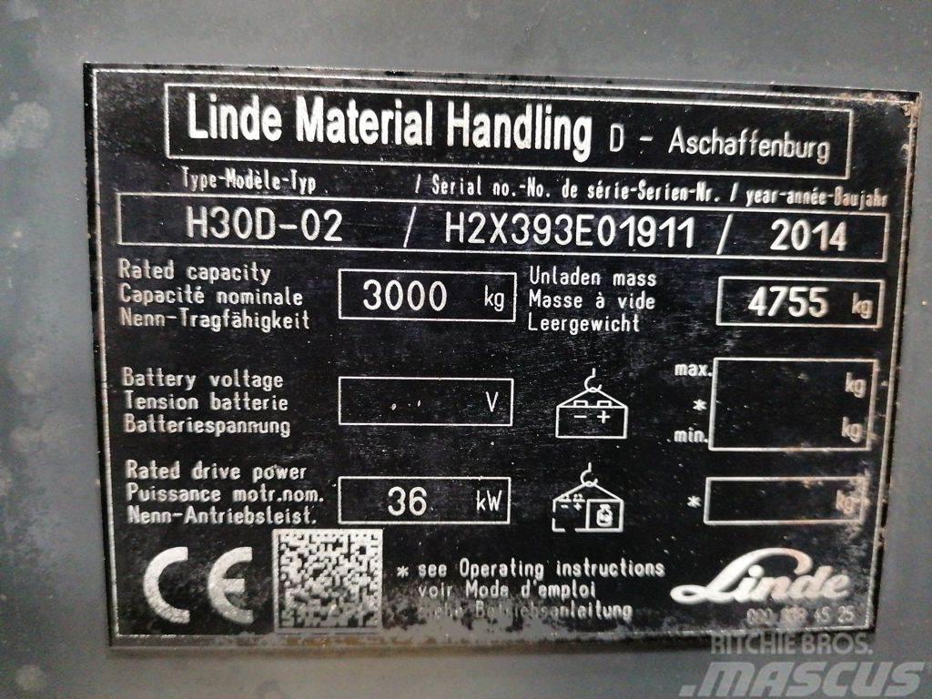 Linde H30D-02 Dízel targoncák