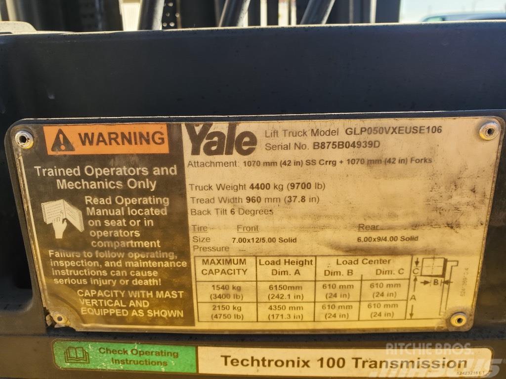 Yale GLP050VX Targoncák-Egyéb