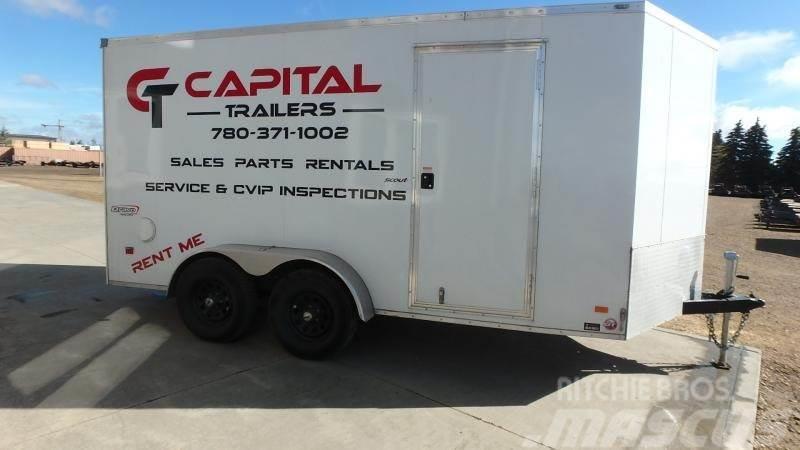  RENTAL 7FTx14FT Enclosed Cargo Trailer(7000LBGVW)  Dobozos pótkocsik