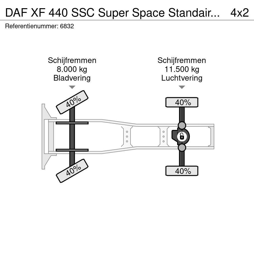 DAF XF 440 SSC Super Space Standairco Alcoa NL Truck Nyergesvontatók
