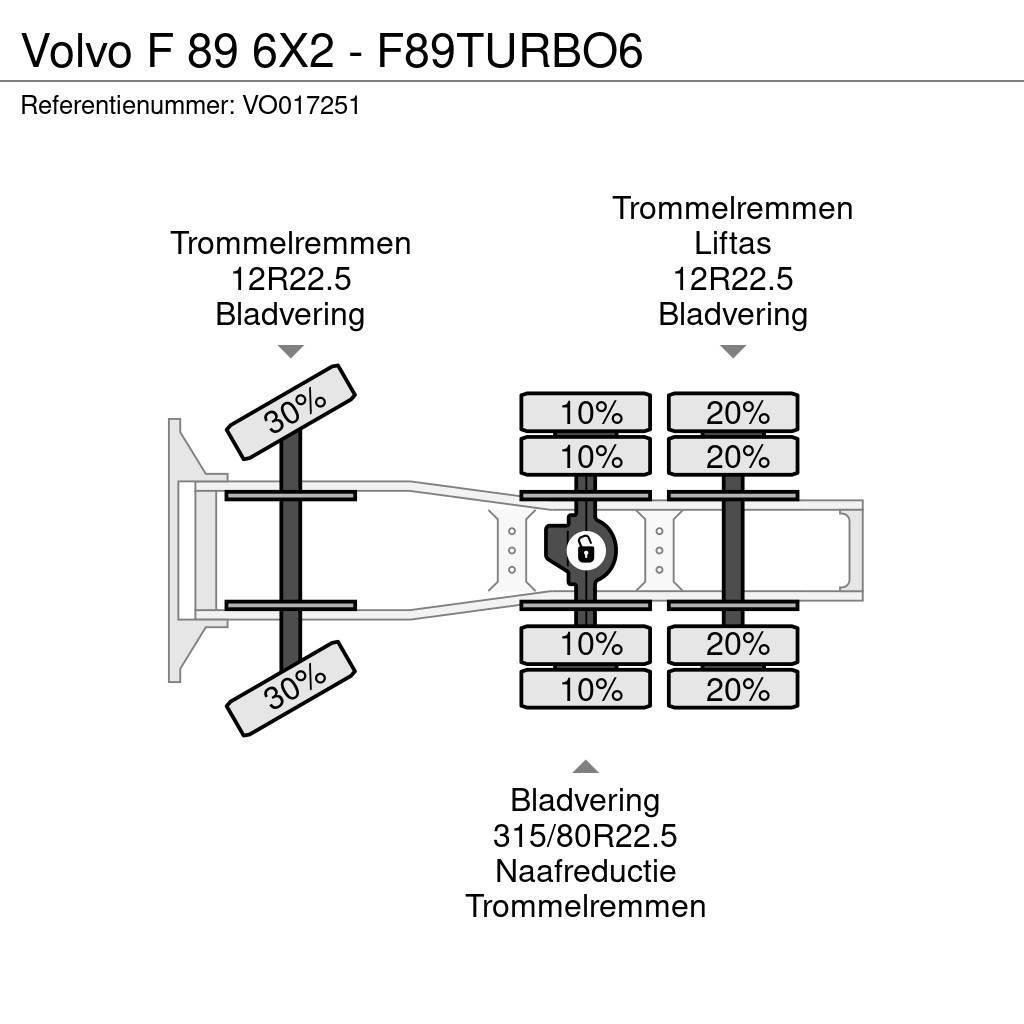 Volvo F 89 6X2 - F89TURBO6 Nyergesvontatók