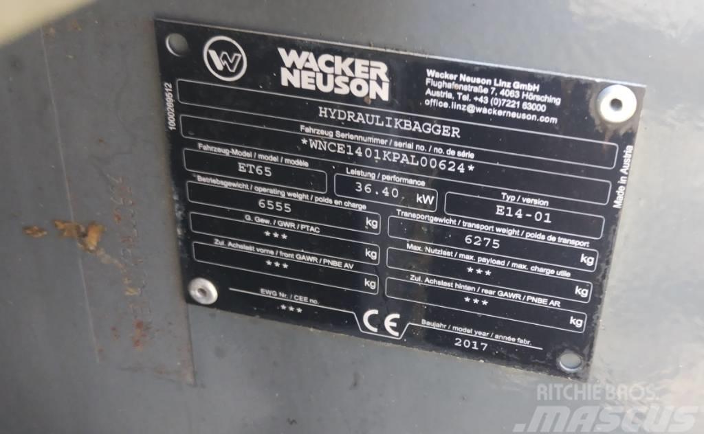 Wacker Neuson ET 65 Mini kotrók < 7t