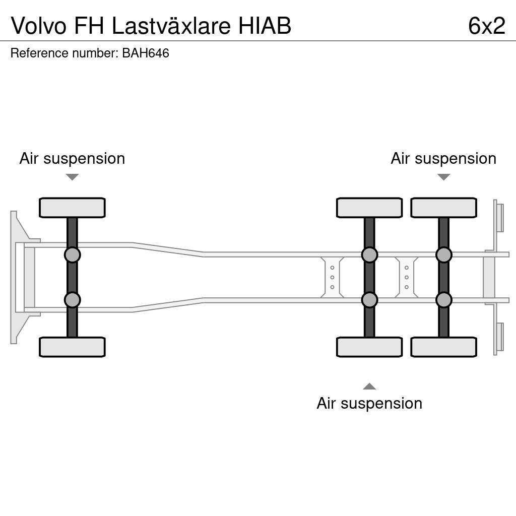 Volvo FH Lastväxlare HIAB Horgos rakodó teherautók